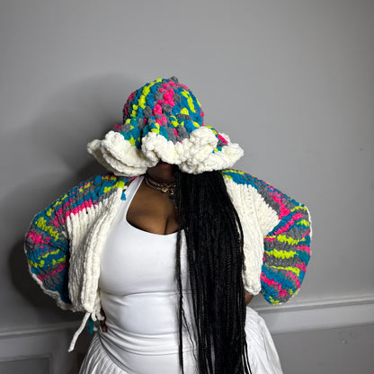 Hand Knit Sweater 01, Hat 01